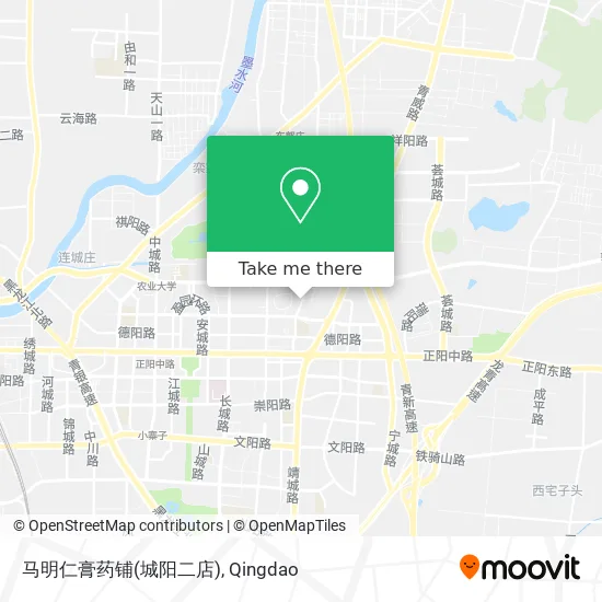 马明仁膏药铺(城阳二店) map