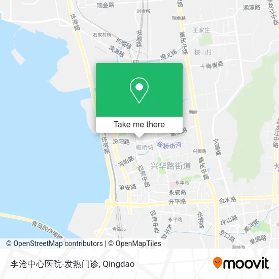 李沧中心医院-发热门诊 map