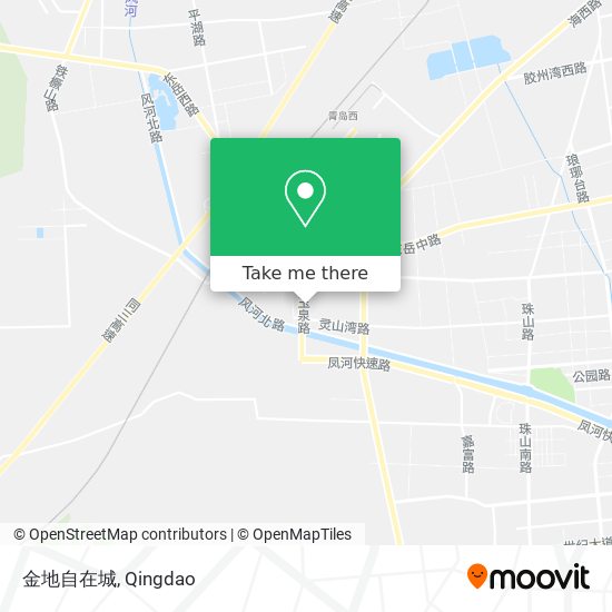 金地自在城 map