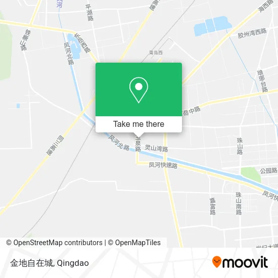 金地自在城 map