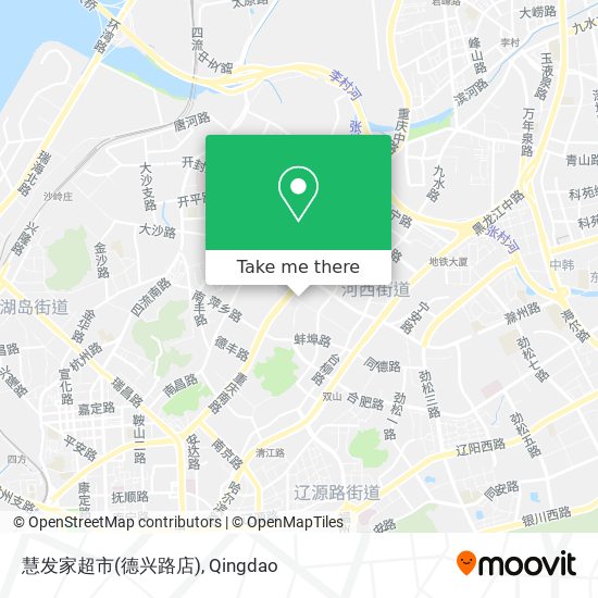 慧发家超市(德兴路店) map