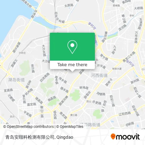 青岛安颐科检测有限公司 map