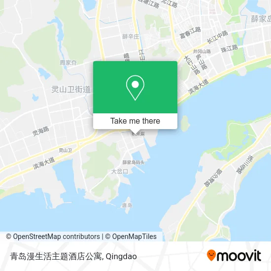 青岛漫生活主题酒店公寓 map
