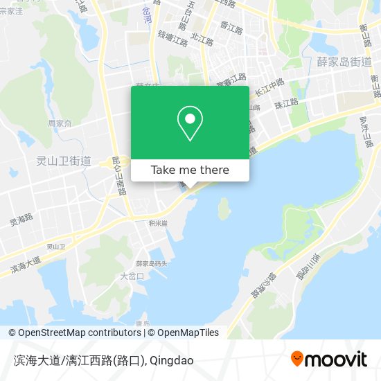 滨海大道/漓江西路(路口) map