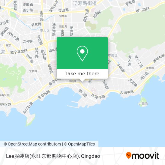 Lee服装店(永旺东部购物中心店) map