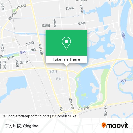 东方医院 map