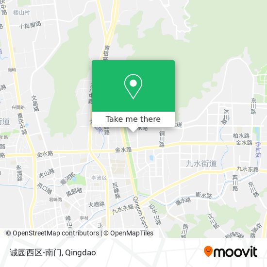 诚园西区-南门 map
