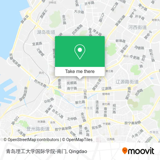 青岛理工大学国际学院-南门 map