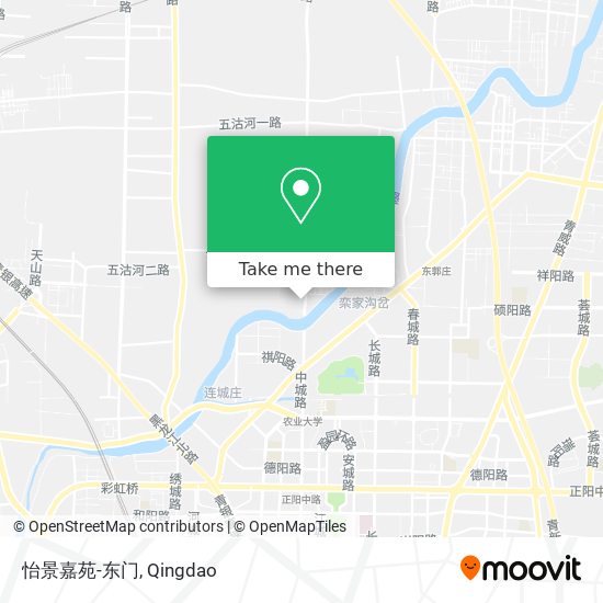 怡景嘉苑-东门 map