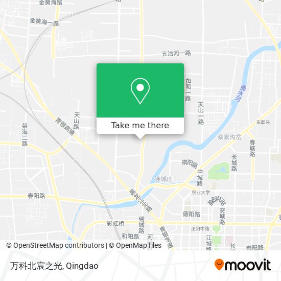 万科北宸之光 map