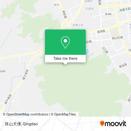 珠山天佛 map