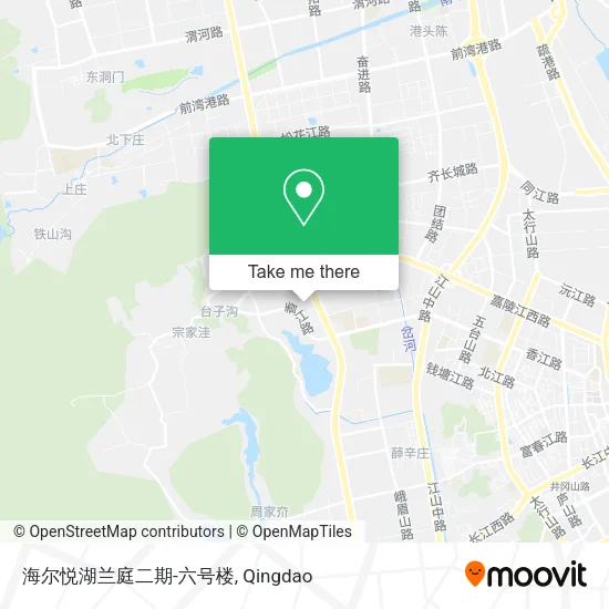 海尔悦湖兰庭二期-六号楼 map