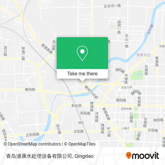 青岛浦康水处理设备有限公司 map