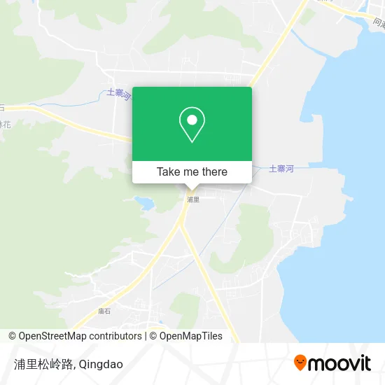 浦里松岭路 map