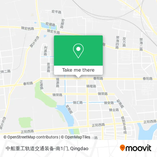 中船重工轨道交通装备-南1门 map