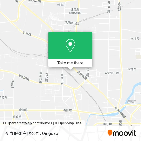 众泰服饰有限公司 map
