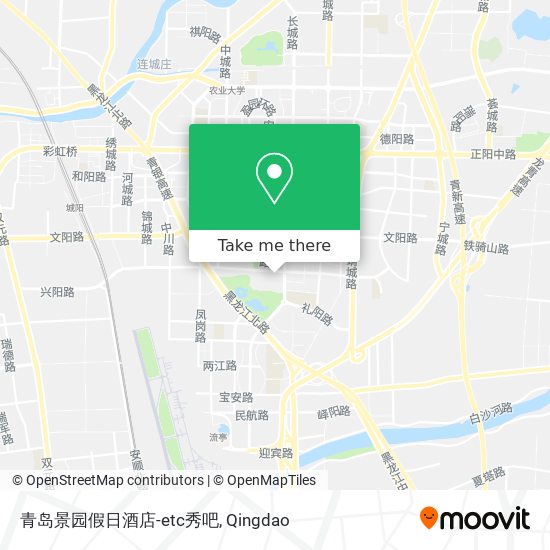 青岛景园假日酒店-etc秀吧 map