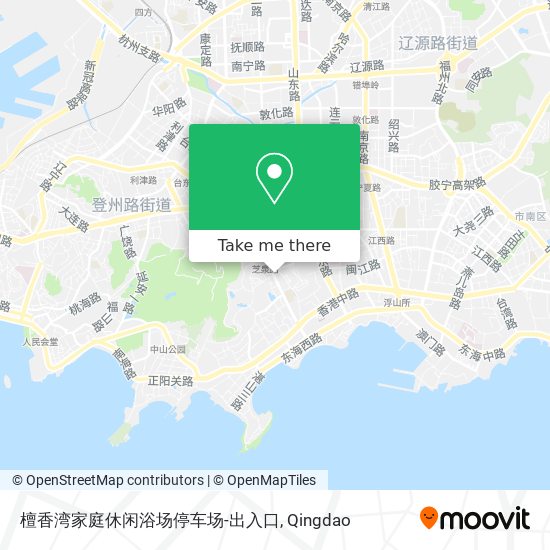 檀香湾家庭休闲浴场停车场-出入口 map