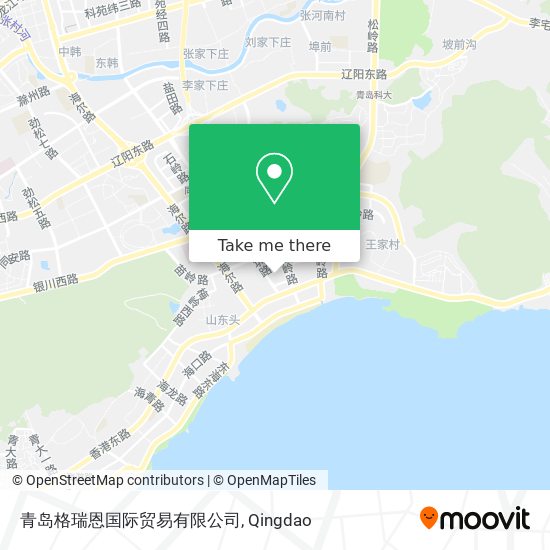 青岛格瑞恩国际贸易有限公司 map