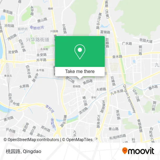 桃园路 map