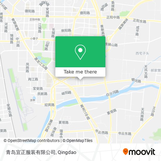青岛宜正服装有限公司 map