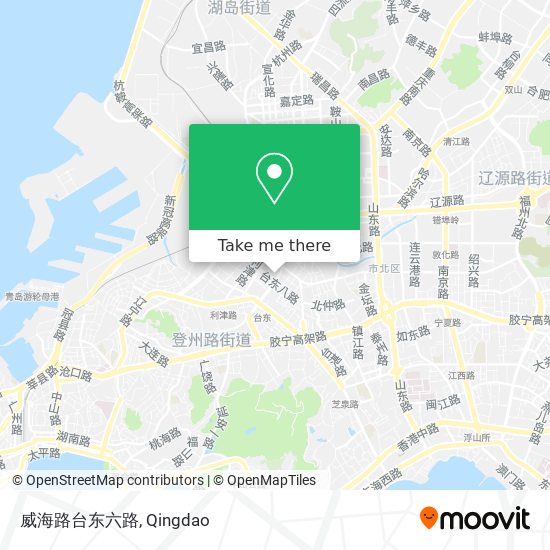 威海路台东六路 map