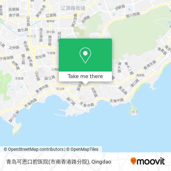 青岛可恩口腔医院(市南香港路分院) map