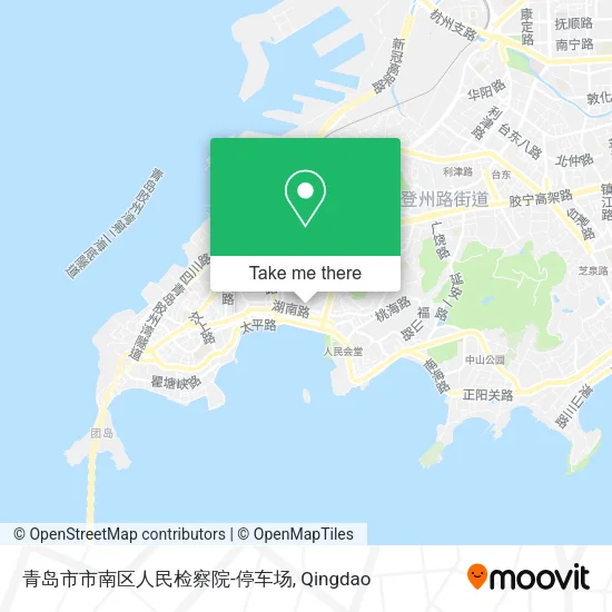 青岛市市南区人民检察院-停车场 map