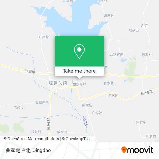 曲家皂户北 map