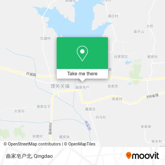 曲家皂户北 map