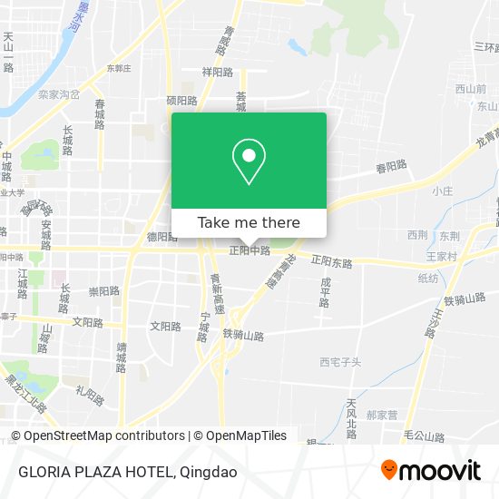 GLORIA PLAZA HOTEL map