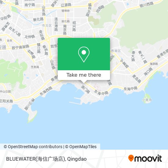 BLUEWATER(海信广场店) map