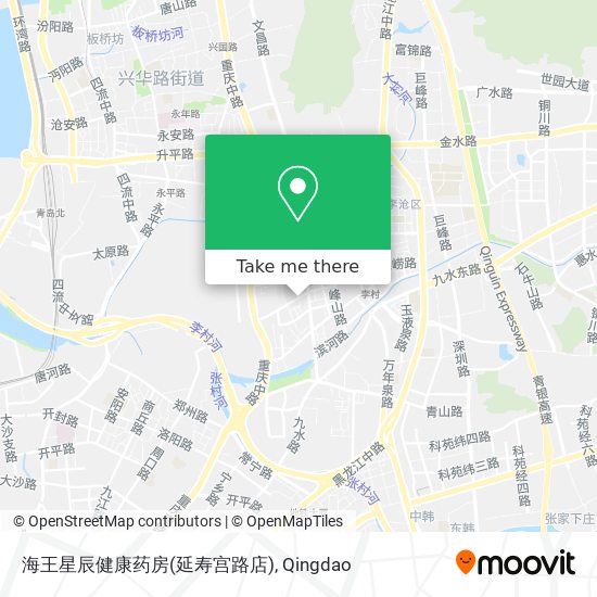 海王星辰健康药房(延寿宫路店) map