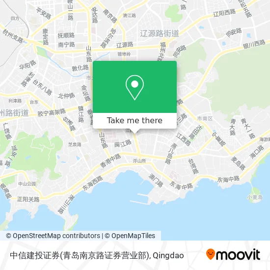 中信建投证券(青岛南京路证券营业部) map
