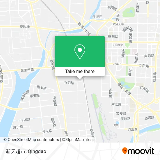 新天超市 map