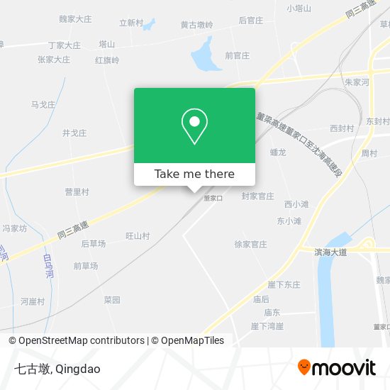 七古墩 map