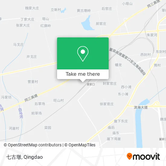 七古墩 map