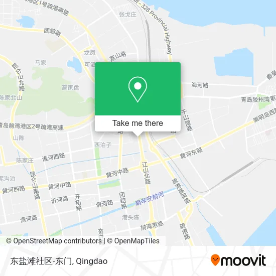 东盐滩社区-东门 map