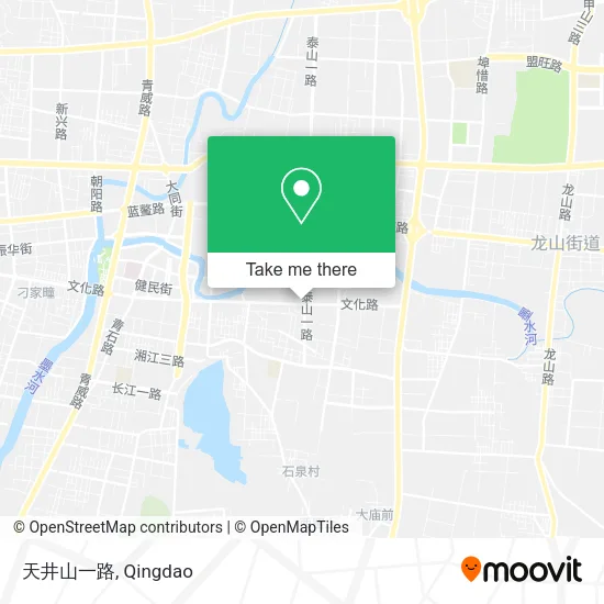 天井山一路 map