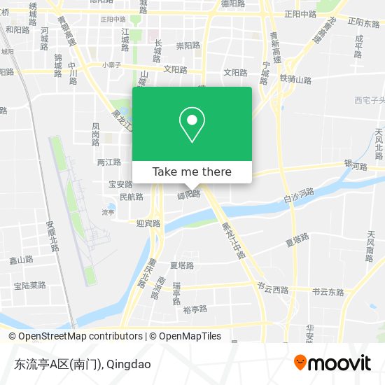 东流亭A区(南门) map