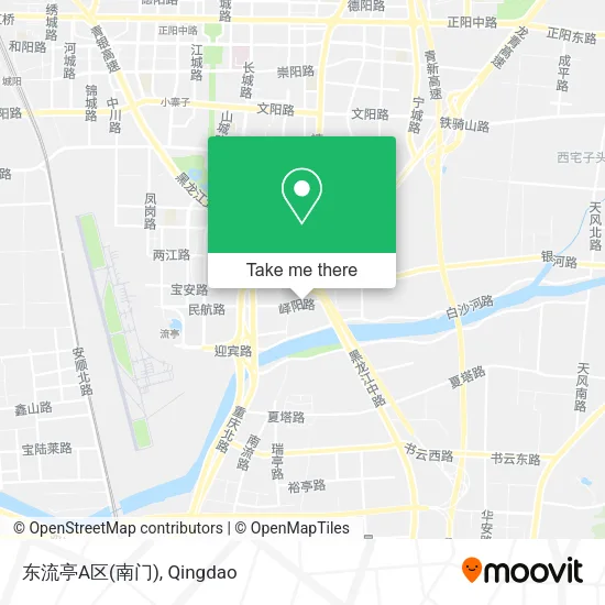 东流亭A区(南门) map