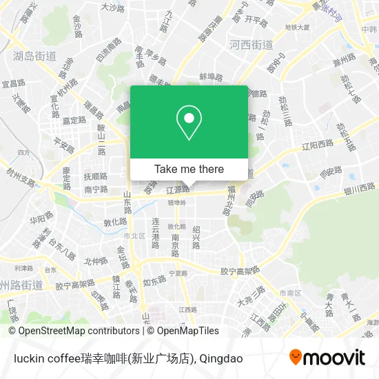luckin coffee瑞幸咖啡(新业广场店) map
