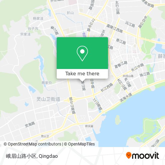 峨眉山路小区 map