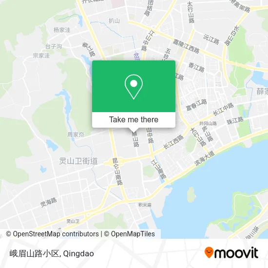 峨眉山路小区 map