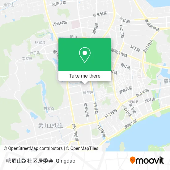 峨眉山路社区居委会 map