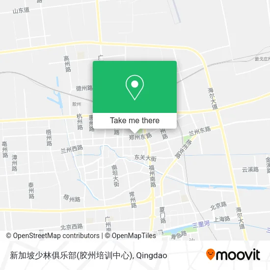 新加坡少林俱乐部(胶州培训中心) map