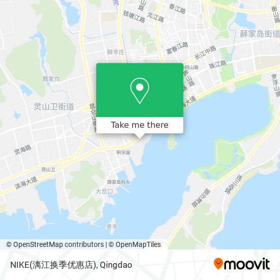 NIKE(漓江换季优惠店) map