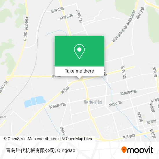 青岛胜代机械有限公司 map