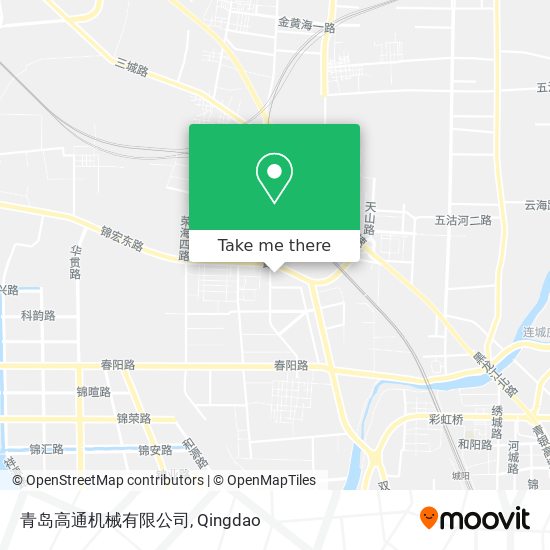 青岛高通机械有限公司 map