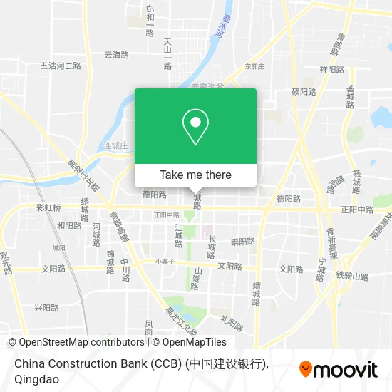 China Construction Bank (CCB) (中国建设银行) map